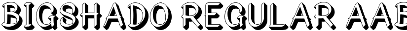 Bigshado font download