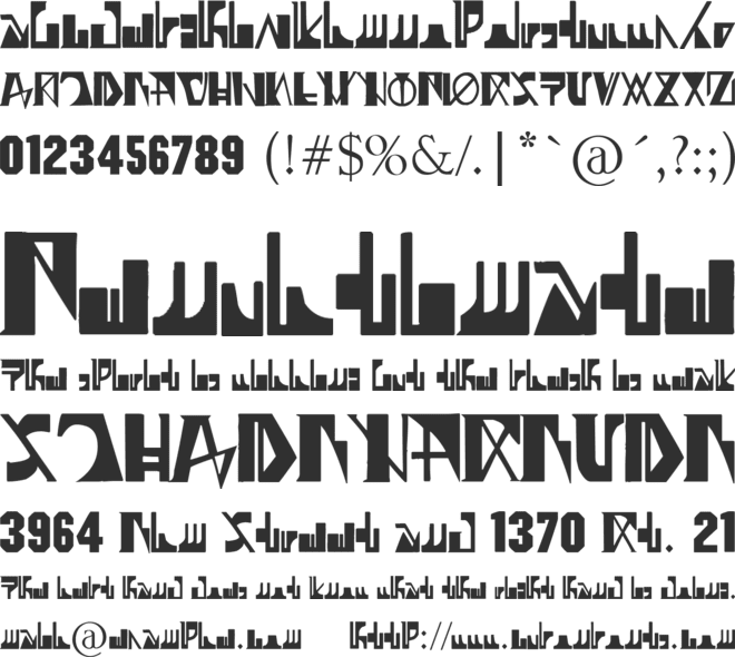 07-GHOST Zaiphon font preview