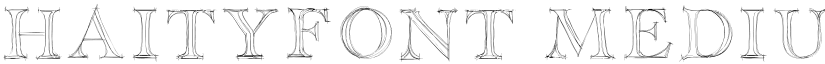 Haityfont Medium font