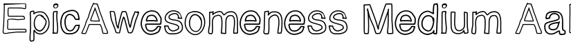 EpicAwesomeness Medium font
