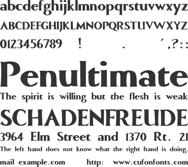 Comic Roman font preview