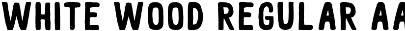 White Wood Regular font