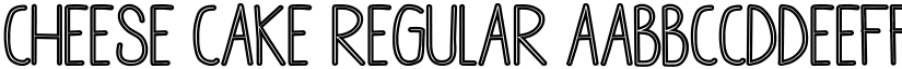 Cheese Cake Regular font