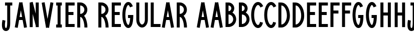 Janvier Regular font