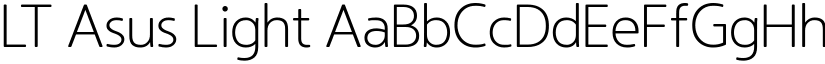 LT Asus Light font