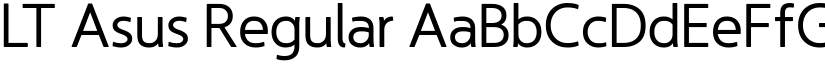 LT Asus Regular font