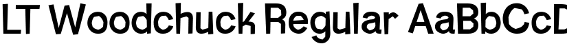 LT Woodchuck Regular font