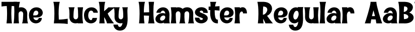 The Lucky Hamster Regular font