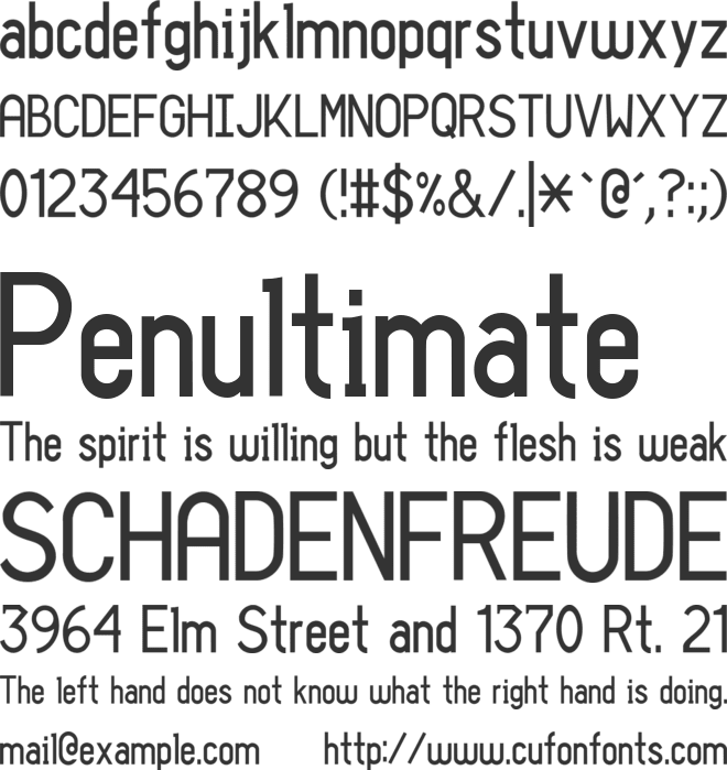 Sans I Am font preview