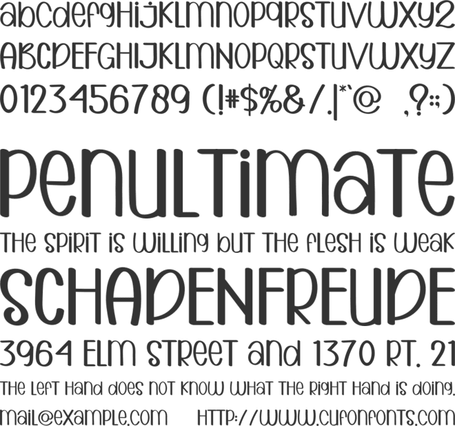 Greats Loves font preview