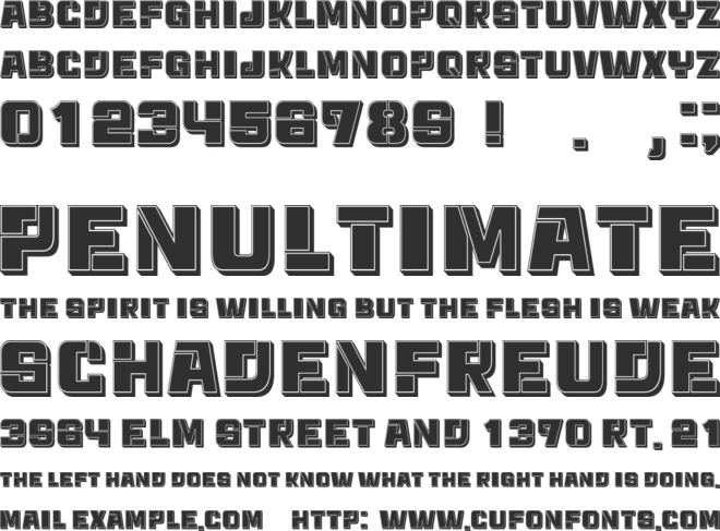 Blonde font preview