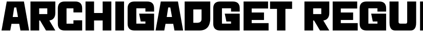 Archigadget Regular font
