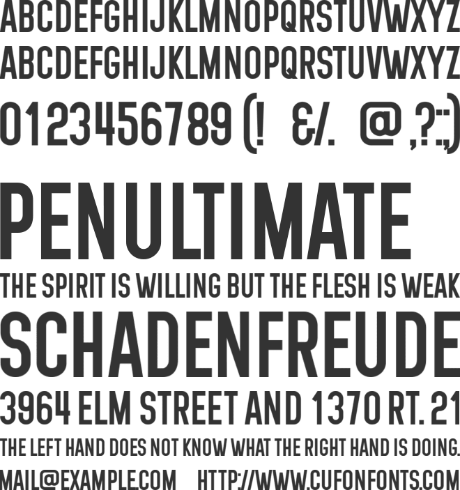 Boricua font preview