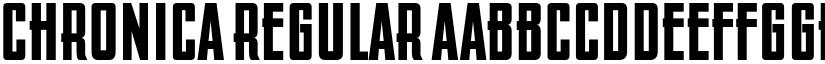 Chronica Regular font