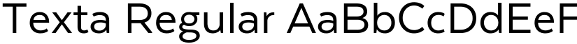 Texta Regular font