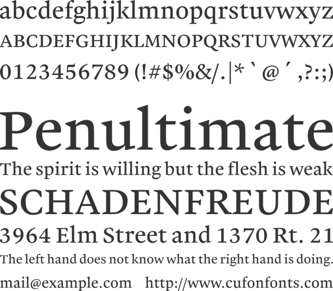 Malabar LT font preview