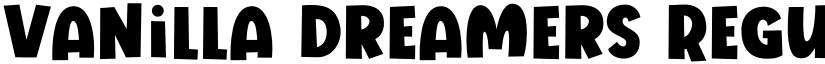 Vanilla Dreamers Regular font