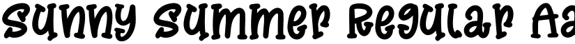 Sunny Summer Regular font