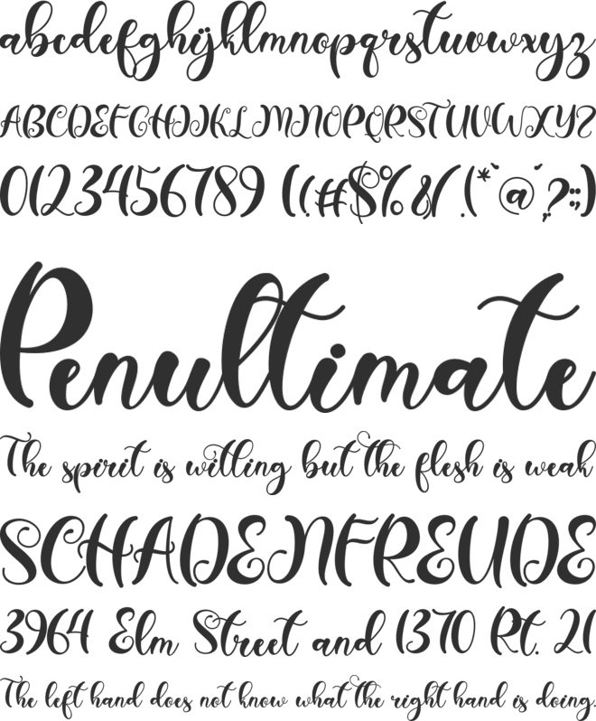 Christmas Smile font preview