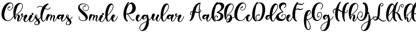 Christmas Smile Regular font