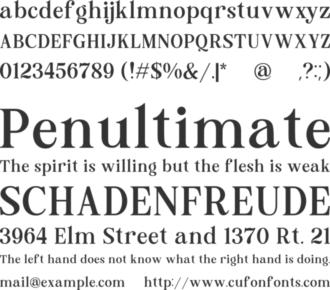 Brohoney font preview