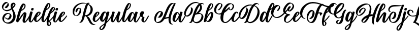 Shielfie Regular font