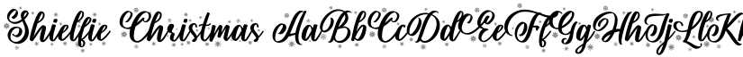 Shielfie Christmas font