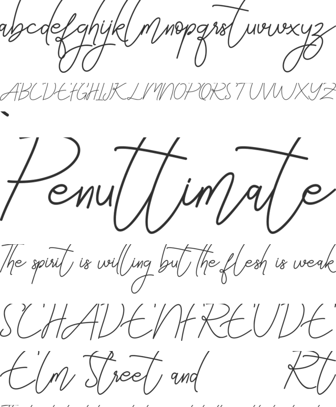 Christmas Today font preview