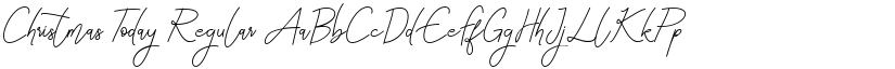 Christmas Today Regular font