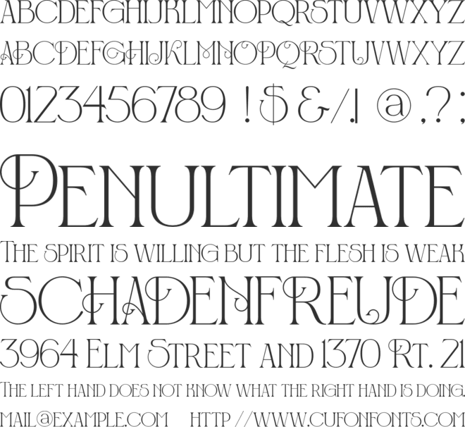 Shorelly font preview