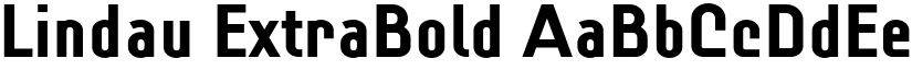 Lindau ExtraBold font