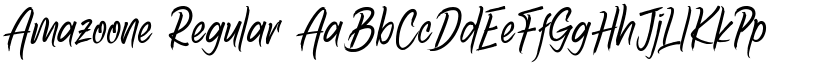 Amazoone Regular font