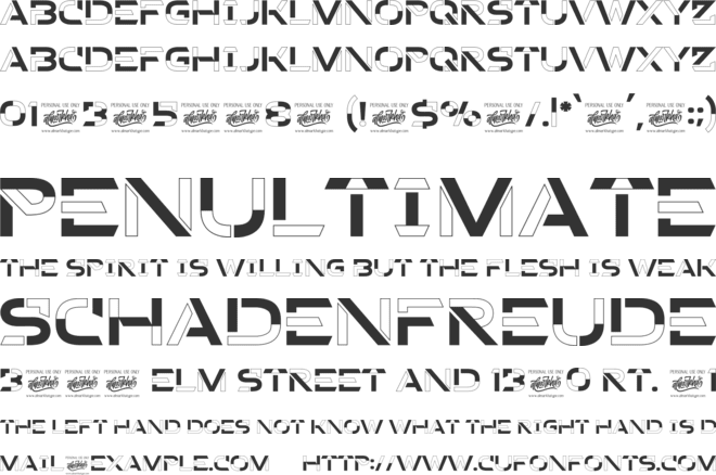 Neurock font preview