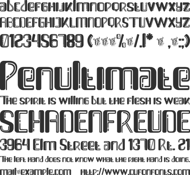 Charly cheap font preview