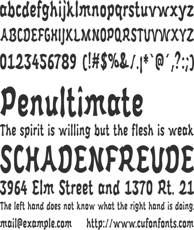 Funky Vibes font preview