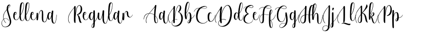 Sellena font download