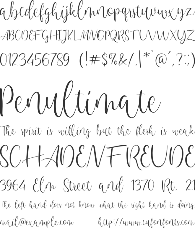 merellian font preview