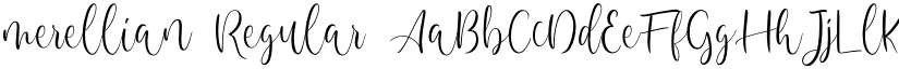merellian Regular font