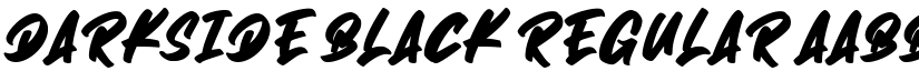 Darkside Black font download