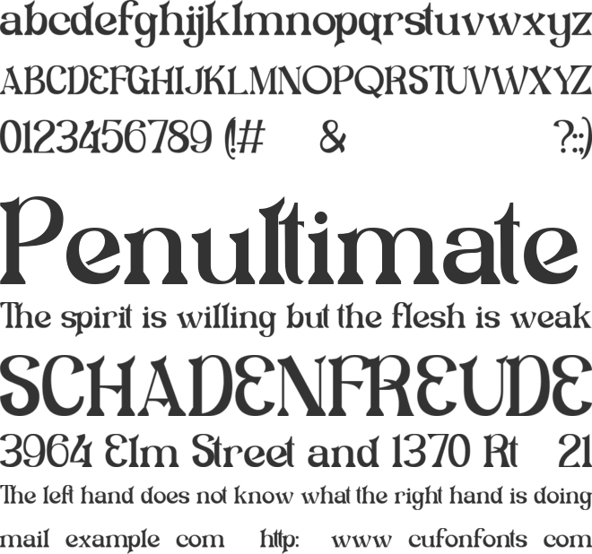 Bestari font preview
