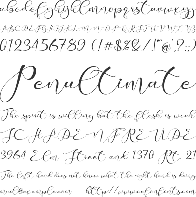 Christmas Pride font preview