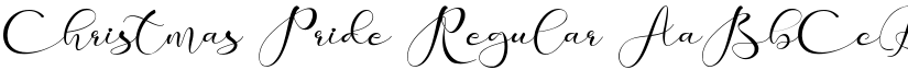 Christmas Pride Regular font