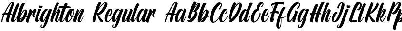 Albrighton font download