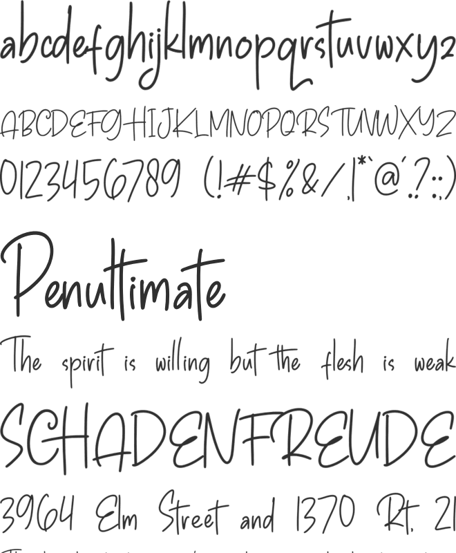 Christmas Glitter font preview