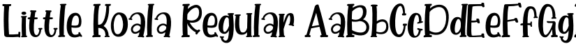Little Koala Regular font