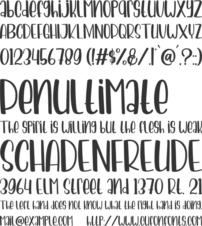 Hello Cactus font preview