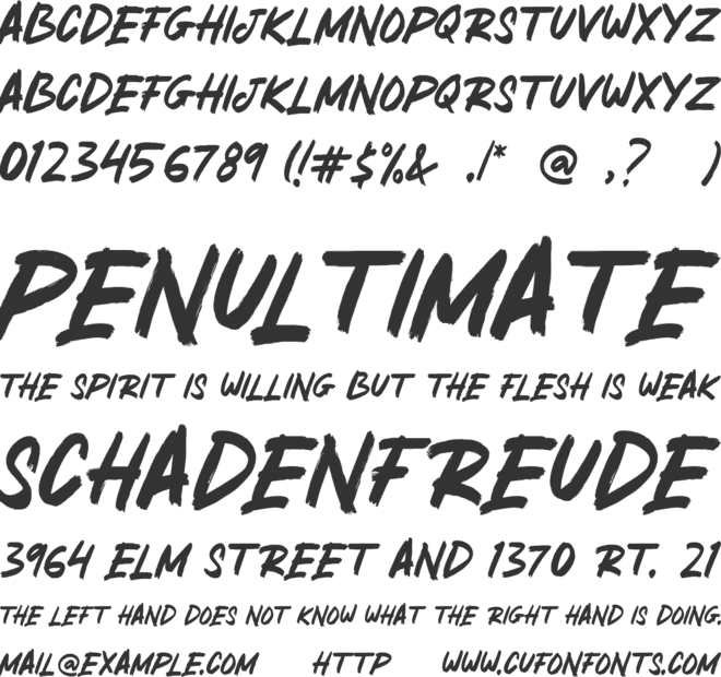 BLACK FRIDAY font preview