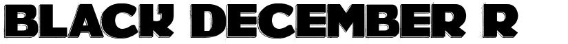 BLACK DECEMBER Regular font