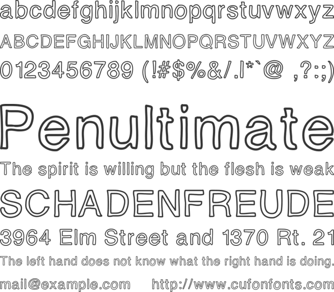 eidolon font preview