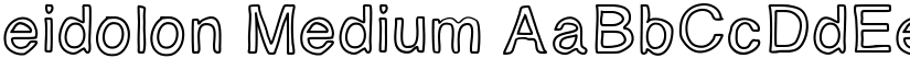 eidolon Medium font